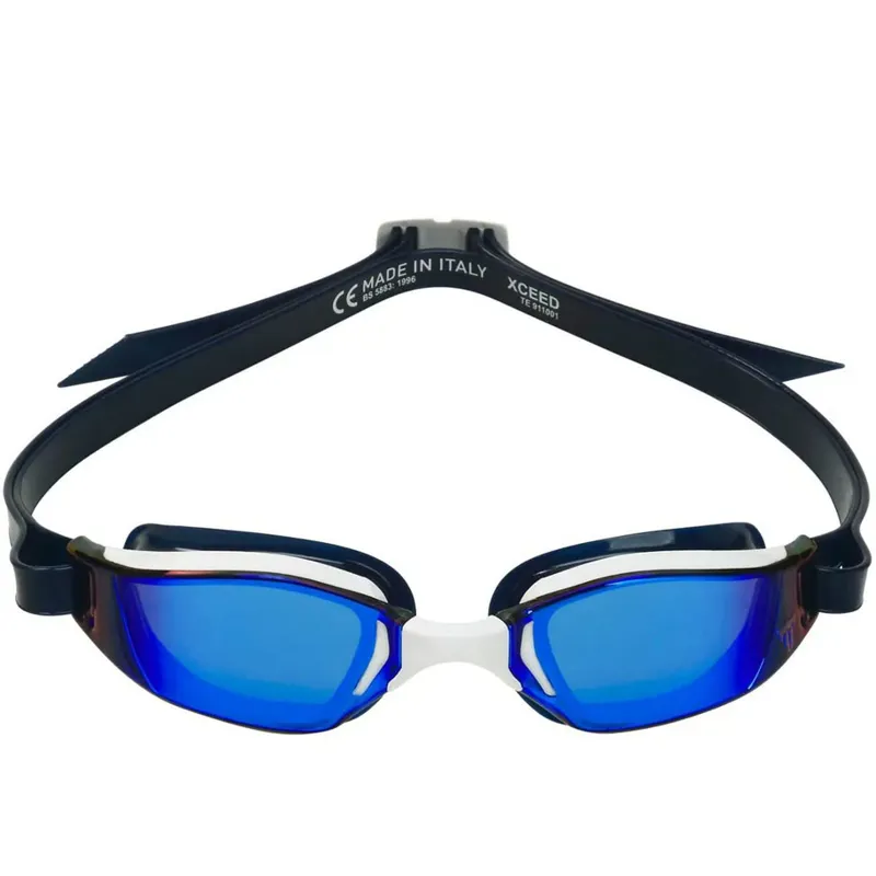 Aqua Sphere Xceed Titanim Blue Lens Goggles White/Blue